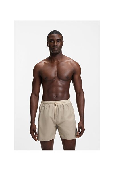 BOSS Logo Baskılı Yüzme Şortu