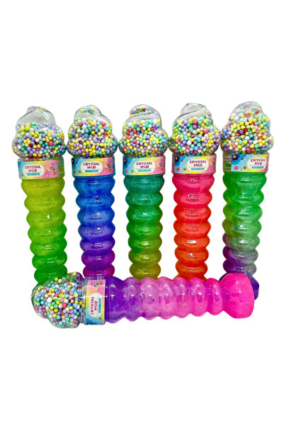 OEM Slime Crystal Mud cu Bile Colorate, Slime Antistres pentru Copii in Recip...