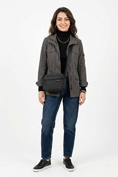 Ayakkabı Fuarı Elit Snmsi-6024T Women Water-Resistant Shoulder Bag Black