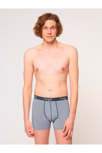 SLOGGI Langer Boxer Blue Start
