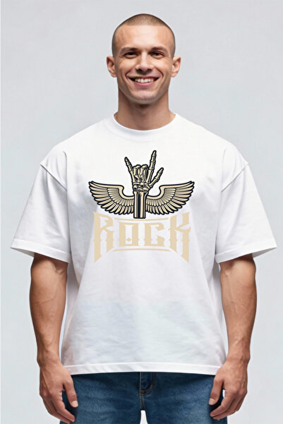Printees Tricou Oversize - Rock Hand