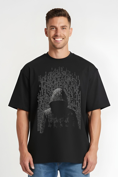 Printees Tricou Oversize - Anonimus
