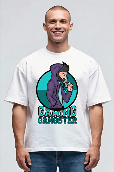 Printees Tricou Oversize - Gaming Gangster