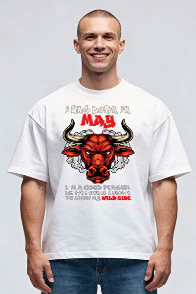 Printees Tricou Oversize - Born Wild May