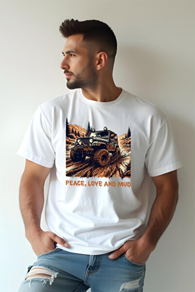 Printees Tricou Oversize - Offroad Peacealb