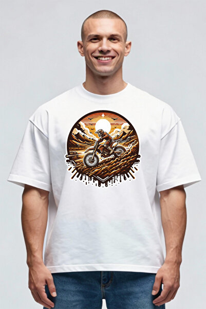 Printees Tricou Oversize - Muddy Cross