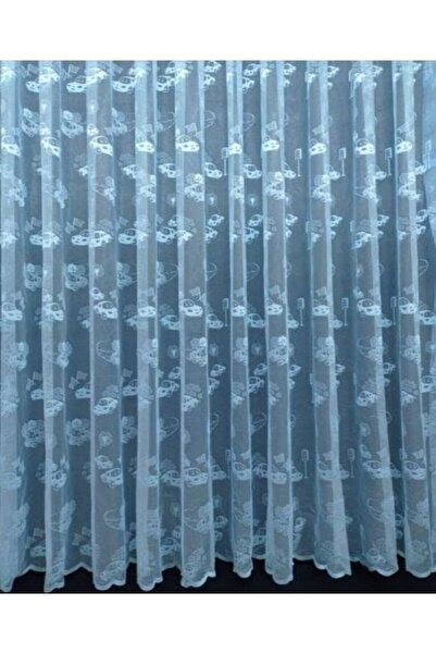 Belvedere Car Patterned Children's Room Tulle in Closely Pleated Blue Gray an...