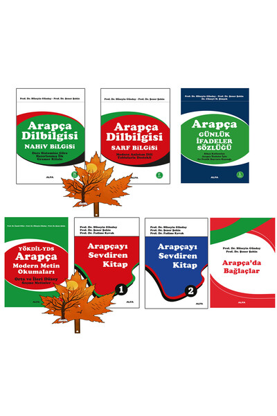 Alfa Yayınları arapça full set- Arapça Dilbilgisi Sarf Bilgisi - Nahiv Bilgis...