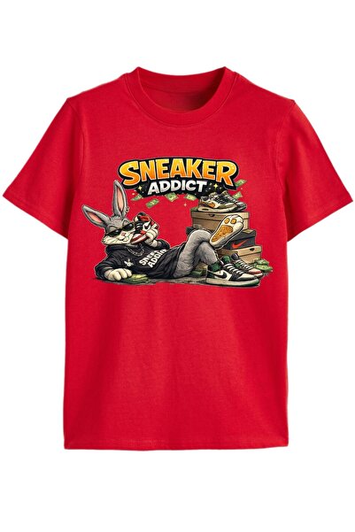 Rabona Fashion Box-Cutting Rabbit – Sneakers Design Children's T-Shirt