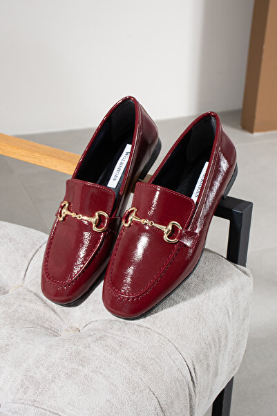 wolk shoes hend kadın tokalı loafer babet