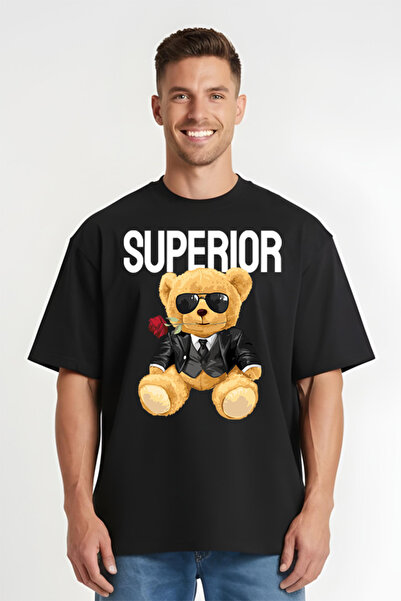 Printees Tricou Oversize - Fair Play Taddy Bear