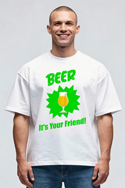 Printees Tricou Oversize - Beer Friend