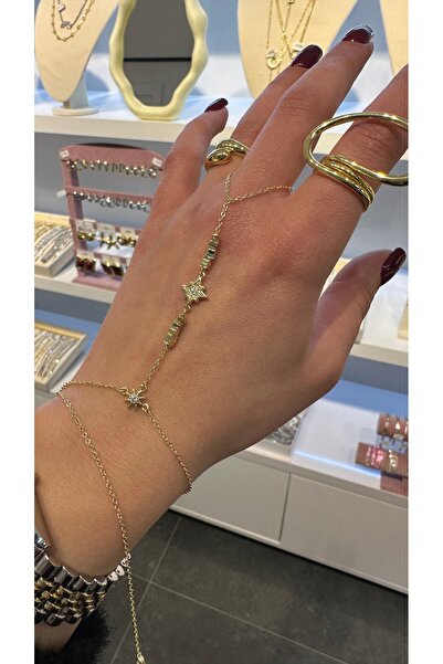 GLARE JEWELRY CO شاملان ستار موديل زيركون مرصّع بالأحجار فاخر من الفولاذ المق...