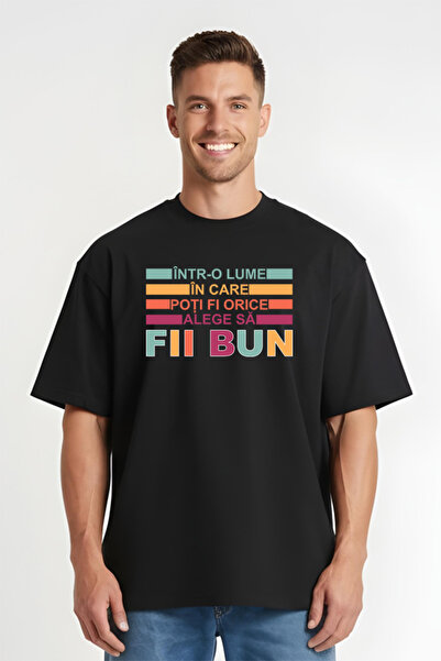 Printees Tricou Oversize - Fii Bun