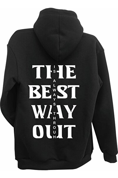Kapşonlu Kanguru Cepli Sweatshirt