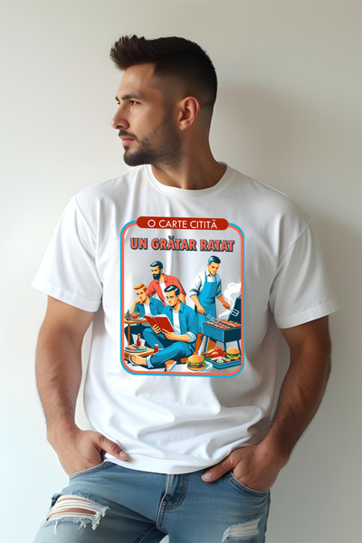 Printees Tricou Oversize - Carte Citita