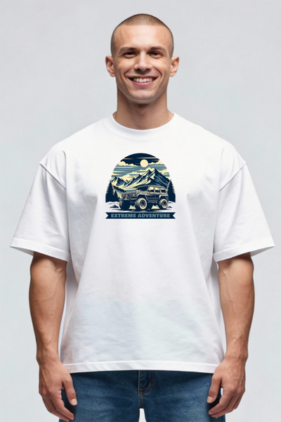 Printees Tricou Oversize - Extreme Adventure