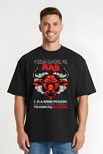 Printees Tricou Oversize - Born Wild May