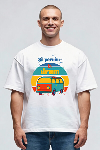 Printees Tricou Oversize - Pornim La Drum