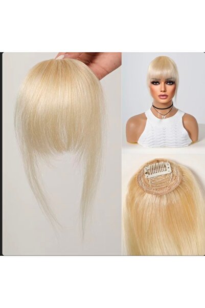 Handmade Yoğun gerçek insan saçı kahkül perçem kolay kullanımlı ısıya dayanık...