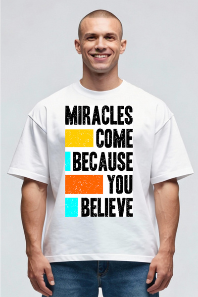 Printees Tricou Oversize - Miracles