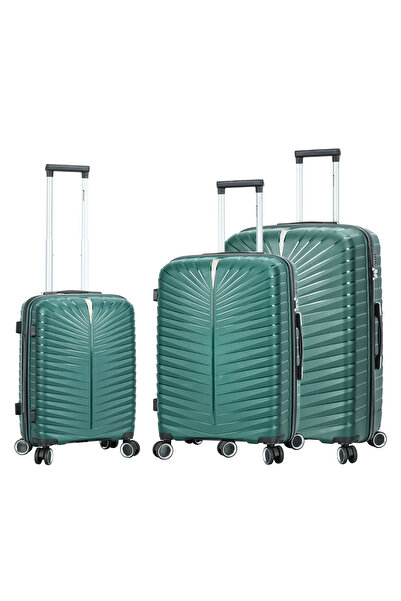 Madisson Set trolere, polipropilenă, 4 roți duble, cifru, SW62103, verde închis