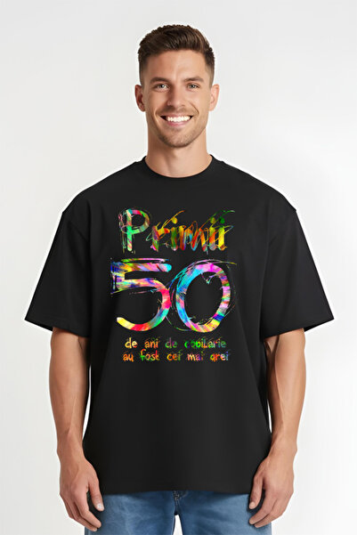 Printees Tricou Oversize - Primii 50 de ani