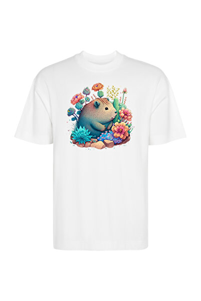 Printees Tricou Oversize - Capybara