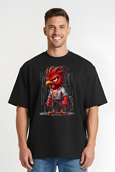 Printees Tricou Oversize - Pui Plouat