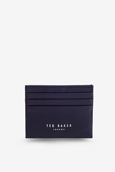 Ted Baker Lacivert Klasik Deri Kartlık