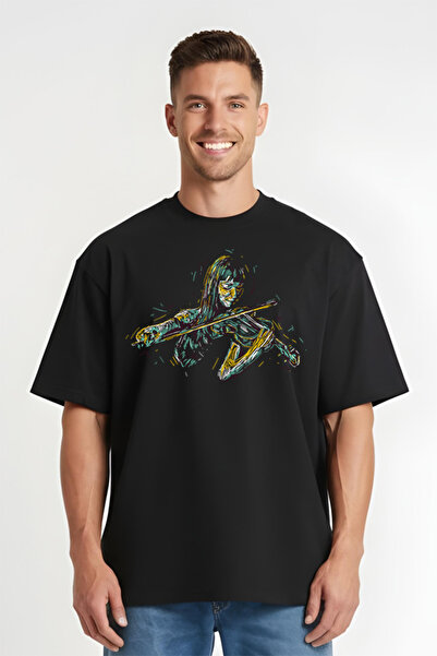 Printees Oversize T-shirt - Violinist