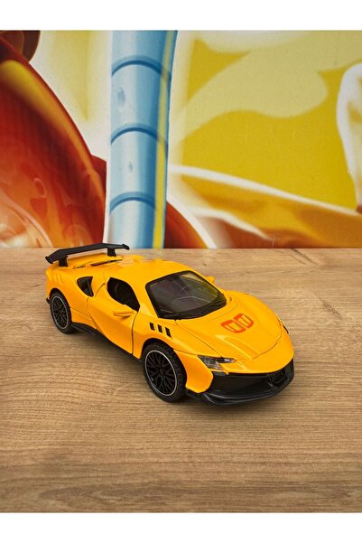 scntoys Ferrari SF90 Diecast Model Araba Sesli Işıklı Açılan Kapılar Oyuncak ...