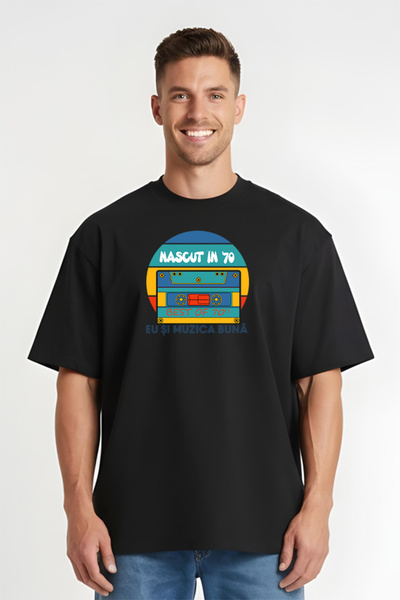 Printees Tricou Oversize - Născut în '70