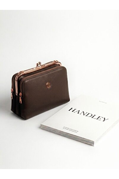 Handley حقيبة كتف نسائية فاخرة متعددة الأقسام حقيبة SI