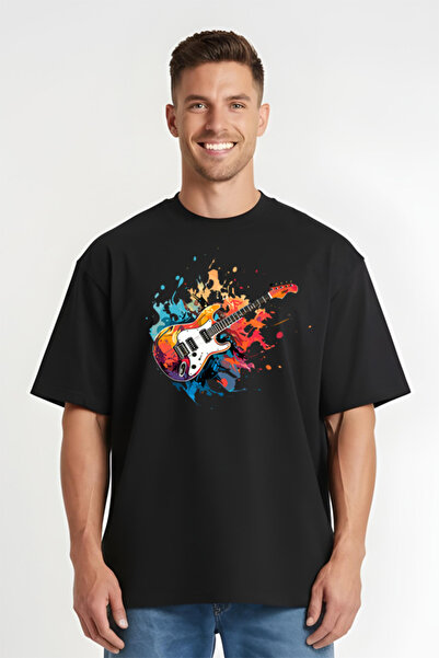 Printees Tricou Oversize - Chitara