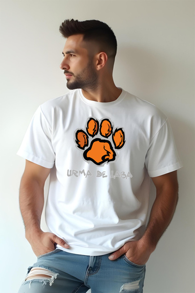 Printees Tricou Oversize - Urmă de labă