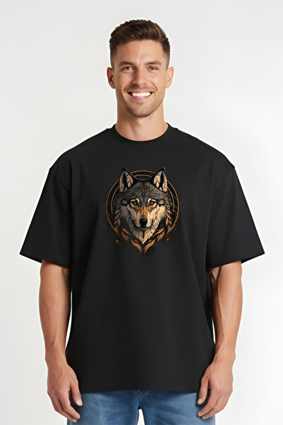 Printees Tricou Oversize - Lup