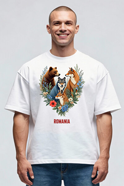 Printees Tricou Oversize - România