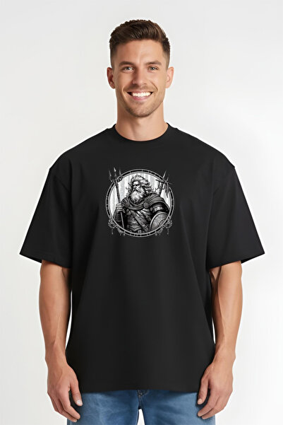 Printees Tricou Oversize - Neptun