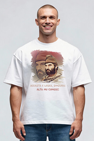 Printees Tricou Oversize - Singura lege