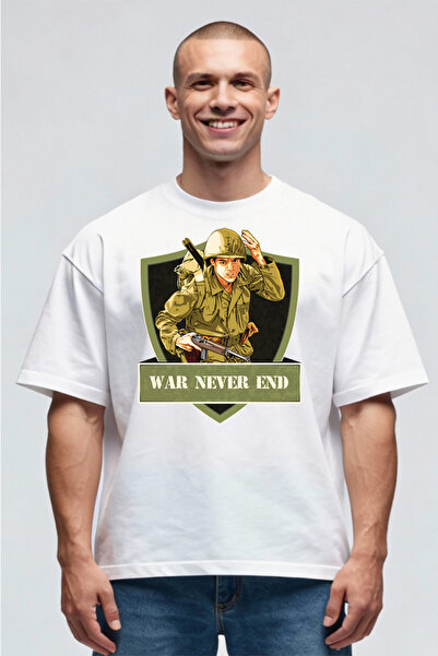 Printees Tricou Oversize - War Never End