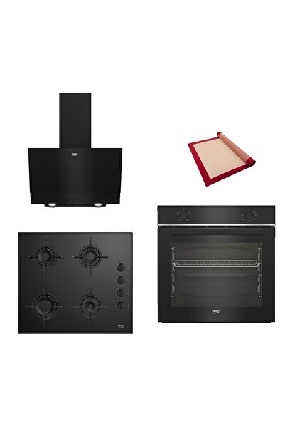 Beko New Black Star 3 lü Ankastre Set ( BFC 210 S - BOCD T 6011 ES - BDE 6050...