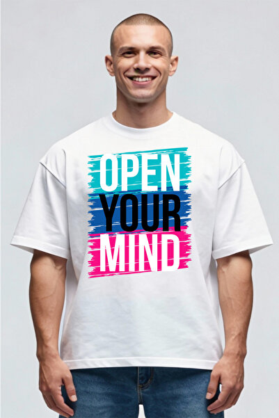 Printees Tricou Oversize - Open Mind