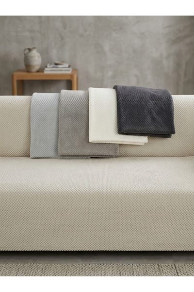 ESSENSE HOME & LİVİNG 100% بامبو نقاط، ريش ناعم، غطاء أريكة إسفنجة متعددة الا...