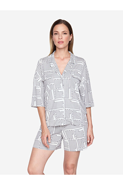 JOOP! Pyjamaoberteil Modern Deco