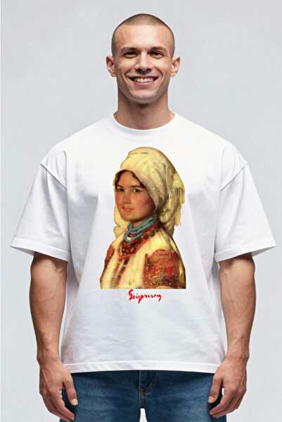 Printees Tricou Oversize - Tărăncuță de Grigorescu