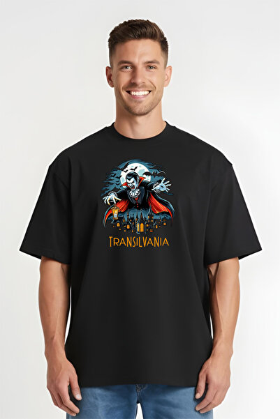 Printees Tricou Oversize - Transilvania Funny Vampire