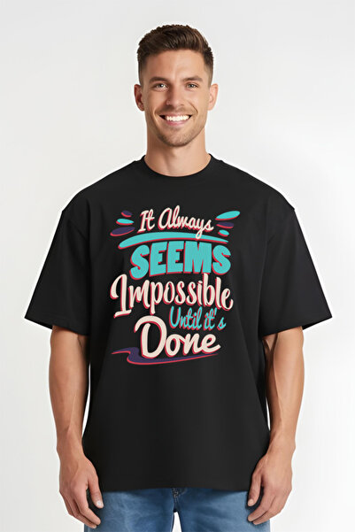 Printees Tricou Oversize - Impossie