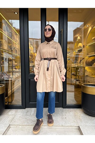 MissWhence 39305 Belt Pack Women's Shirt Camel