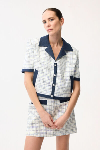 adL Kısa Kollu Tüvit Ceket